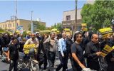 راهپیمایی نمازگزاران بوشهری در محکومیت اهانت دوباره به قرآن کریم